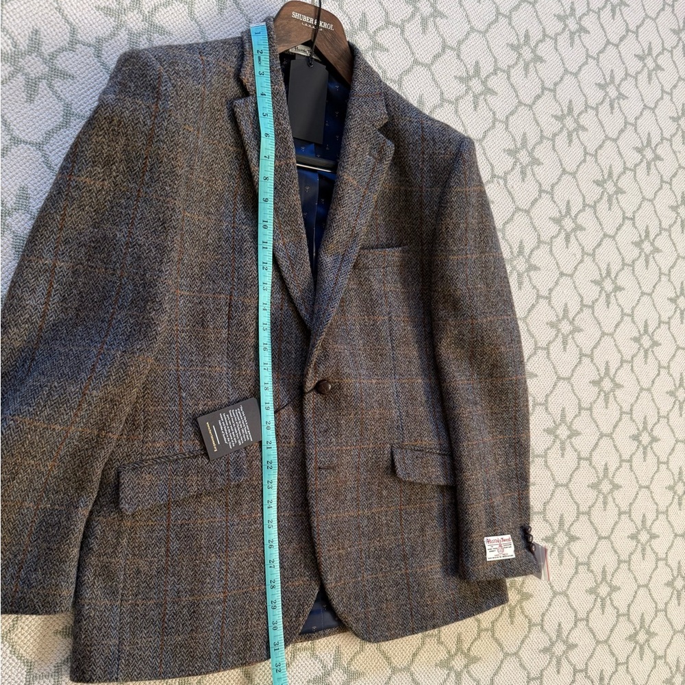 NWT Harris Tweed Blazer Size 46R - Picture 11 of 16